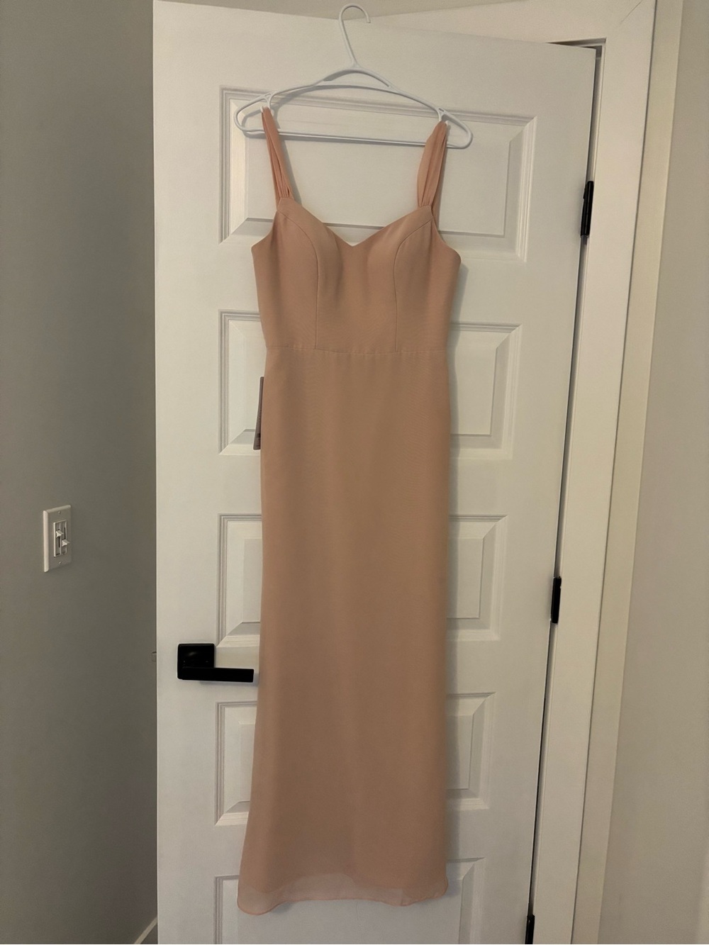 Azazie bridesmaid dress in English rose